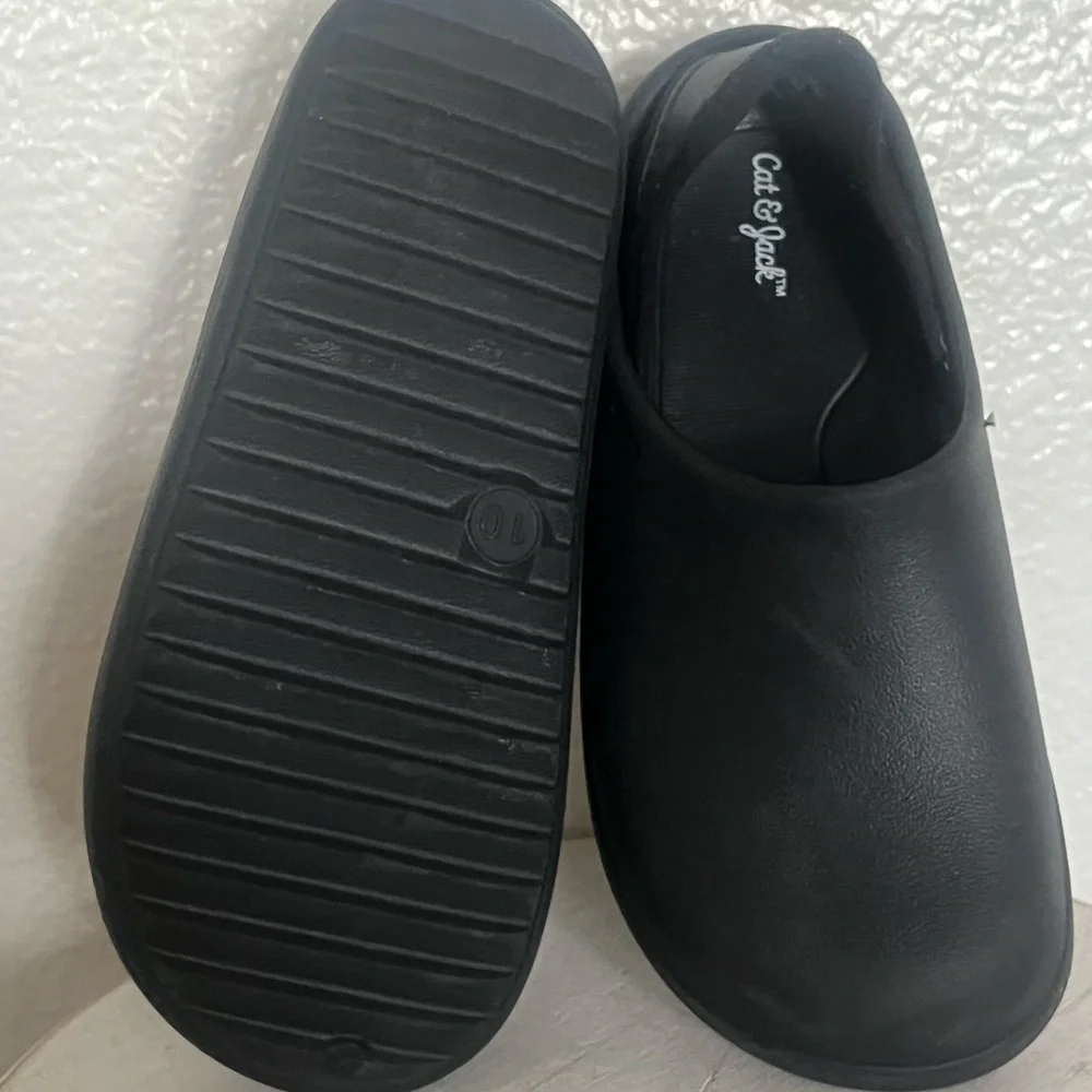Cat & Jack Boy Girls Black‎ Rowan Pullon Watershoes sz 10
